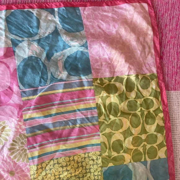 Vintage Coach Patchwork Scarve - Picture 8 of 15